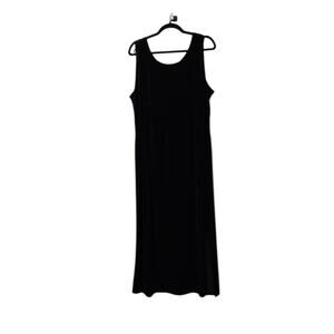 Vintage K Woman Size 16W Black Velvet Dress